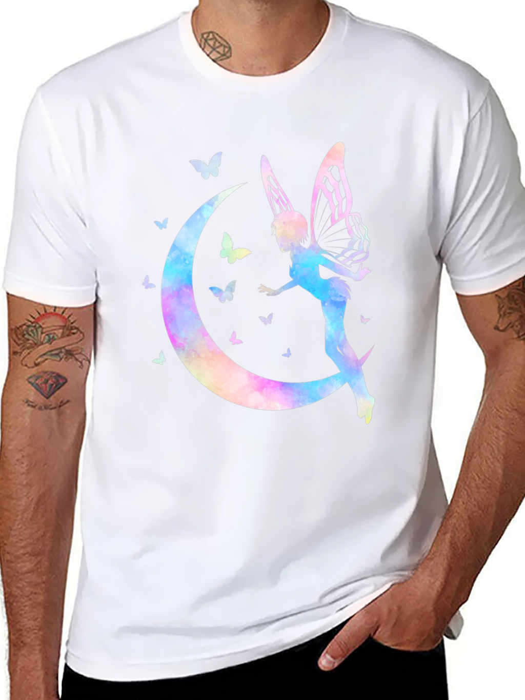 Magical Fairy & Moon Graphic Tee