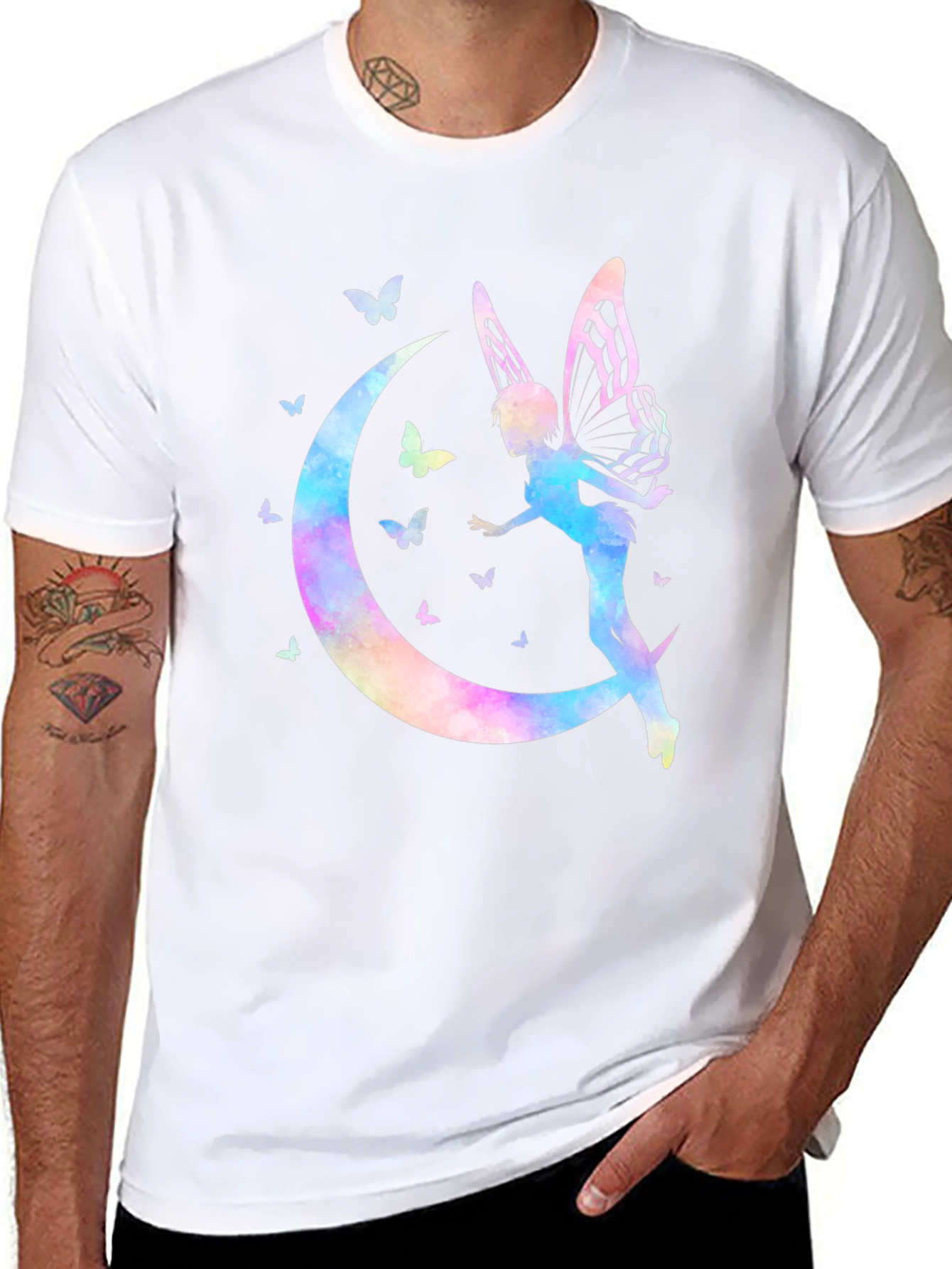 Magical Fairy & Moon Graphic Tee