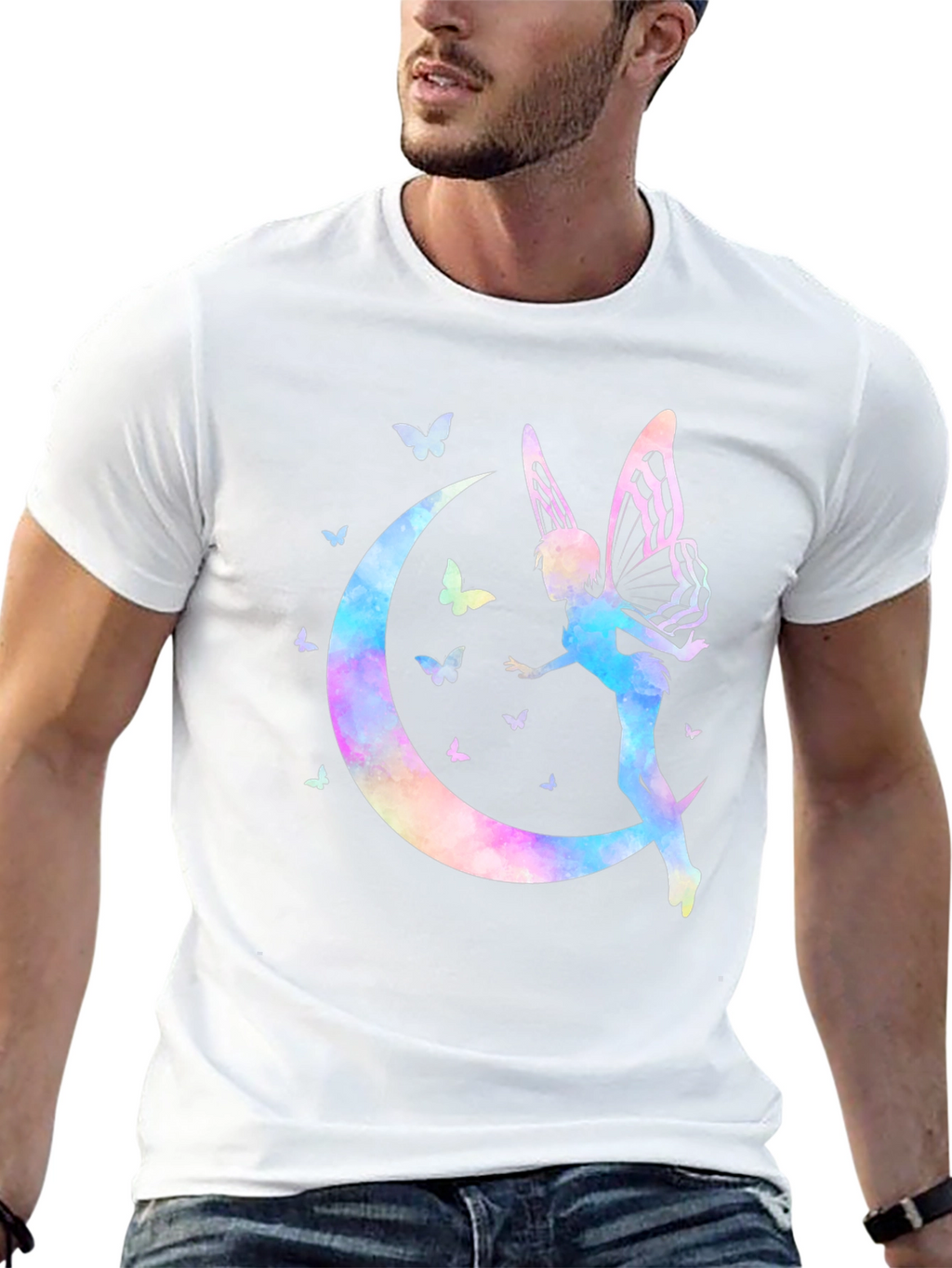 Magical Fairy & Moon Graphic Tee