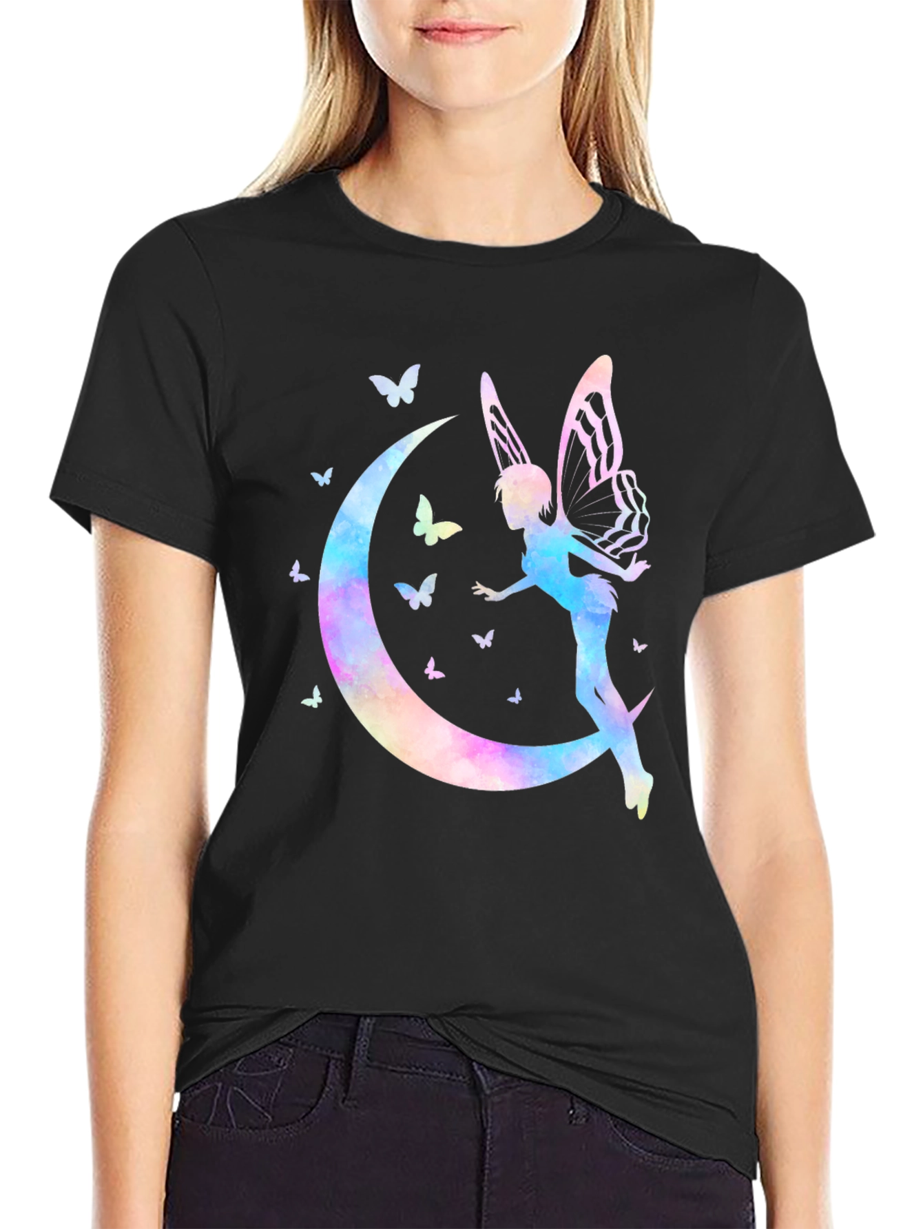 Magical Fairy & Moon Graphic Tee