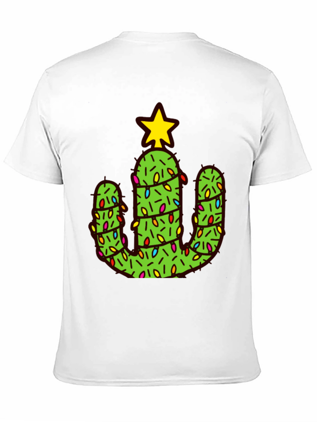 Cactus Christmas Tree Graphic Tee