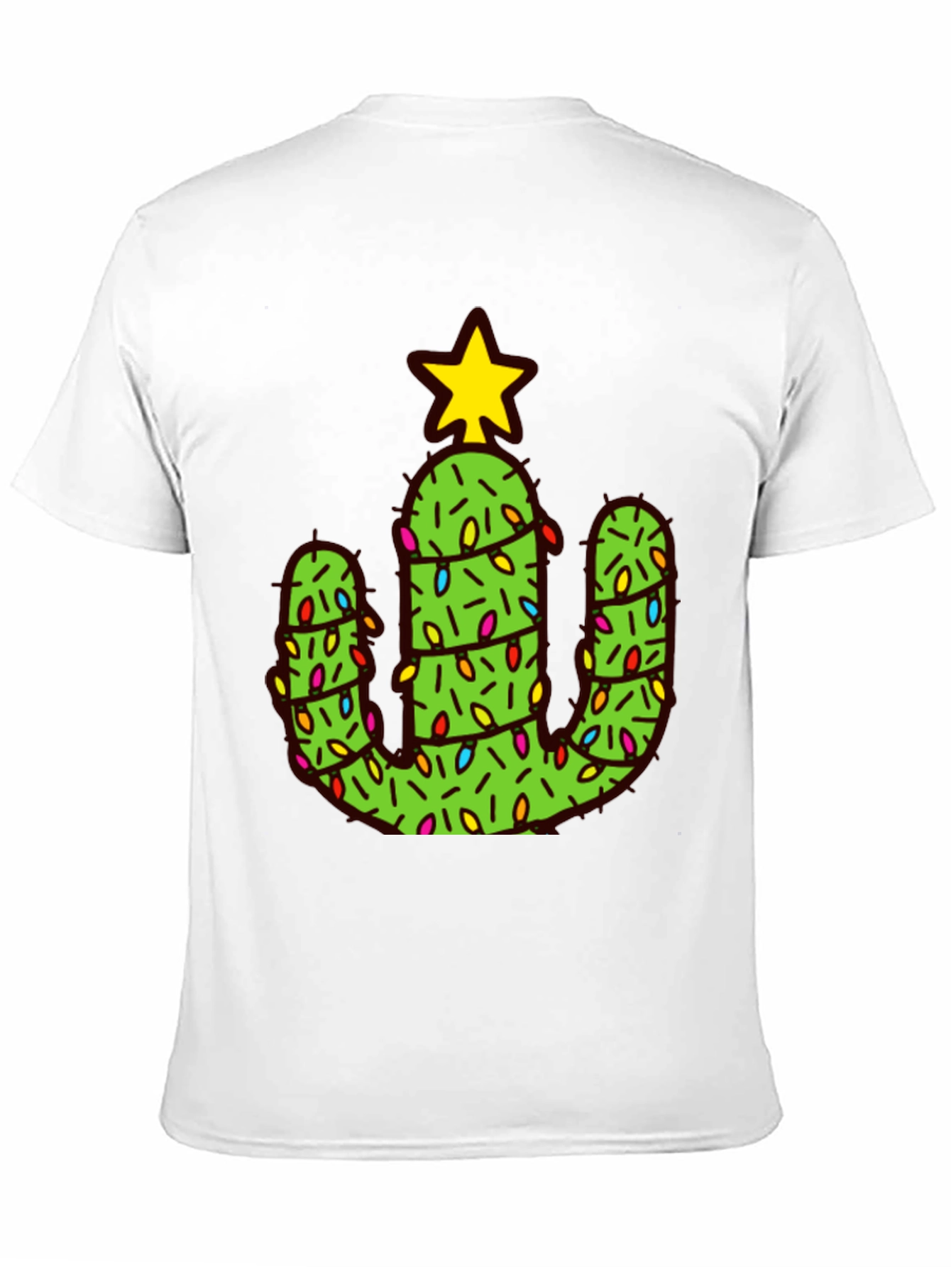 Cactus Christmas Tree Graphic Tee
