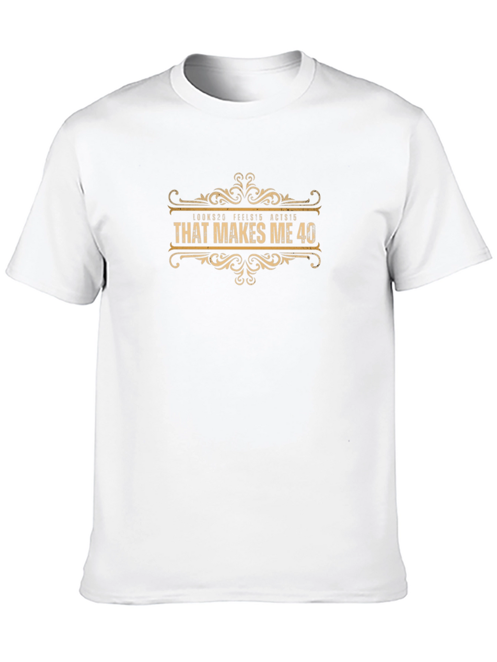 Funny 40th Birthday T-Shirt - That Makes Me 40