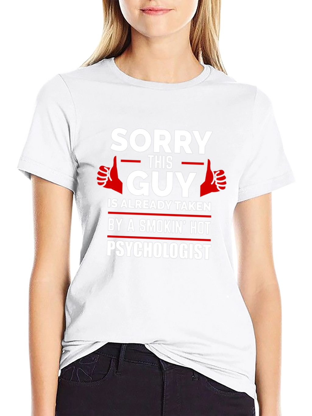 Sorry This Guy is Taken Psychologist T-Shirt