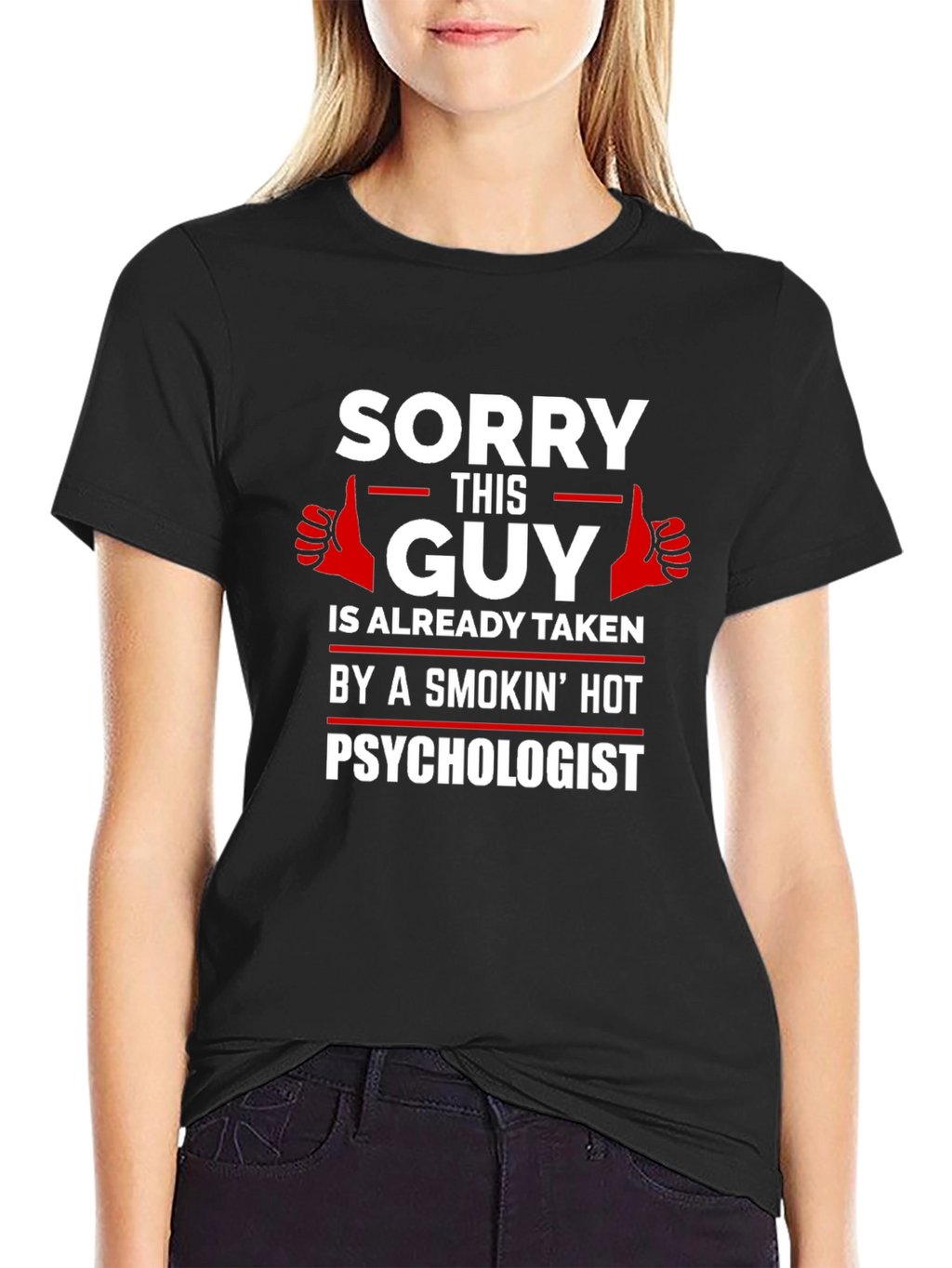 Sorry This Guy is Taken Psychologist T-Shirt