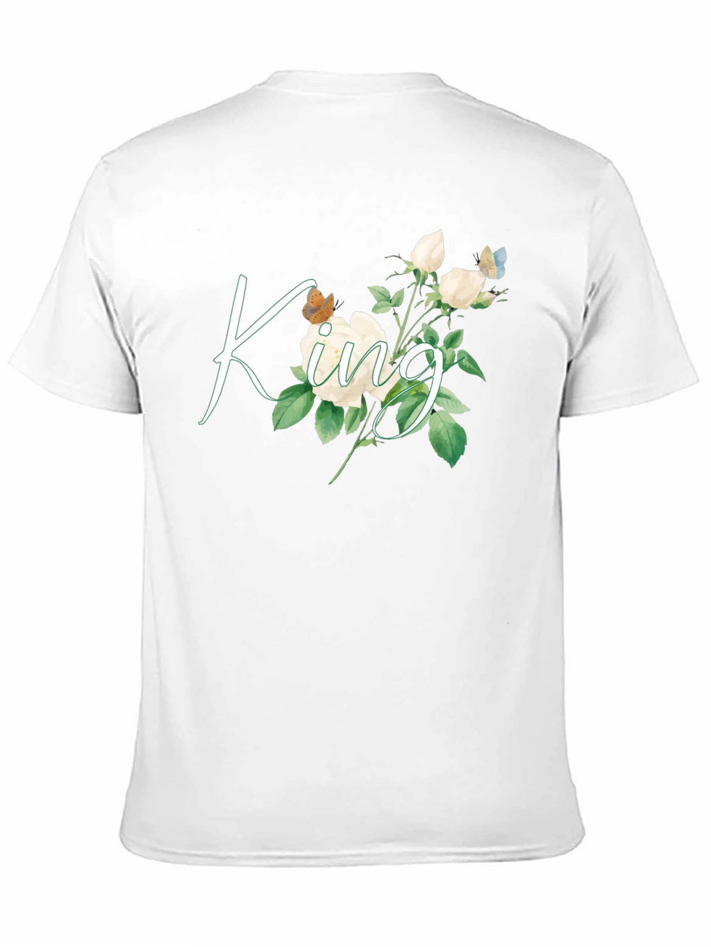 Floral King Graphic Tee - Black