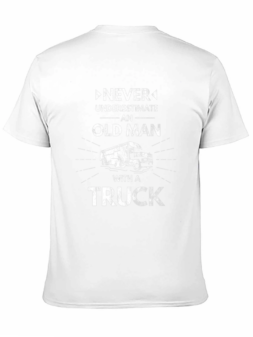 Old Man with a Truck T-Shirt
