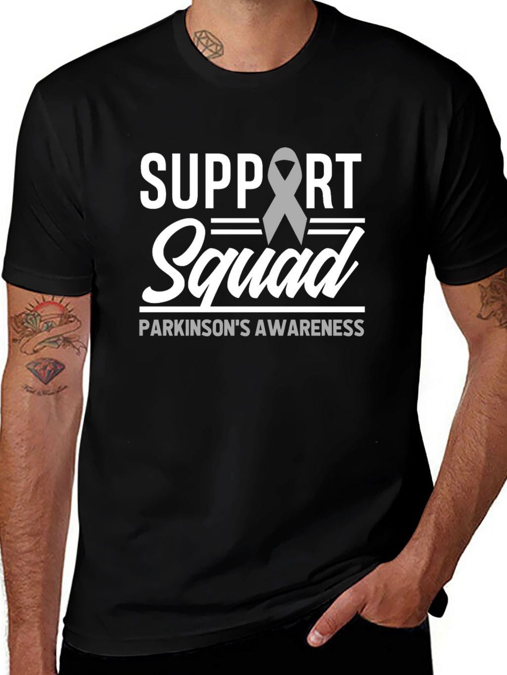 Parkinsons Awareness Support Squad T-Shirt