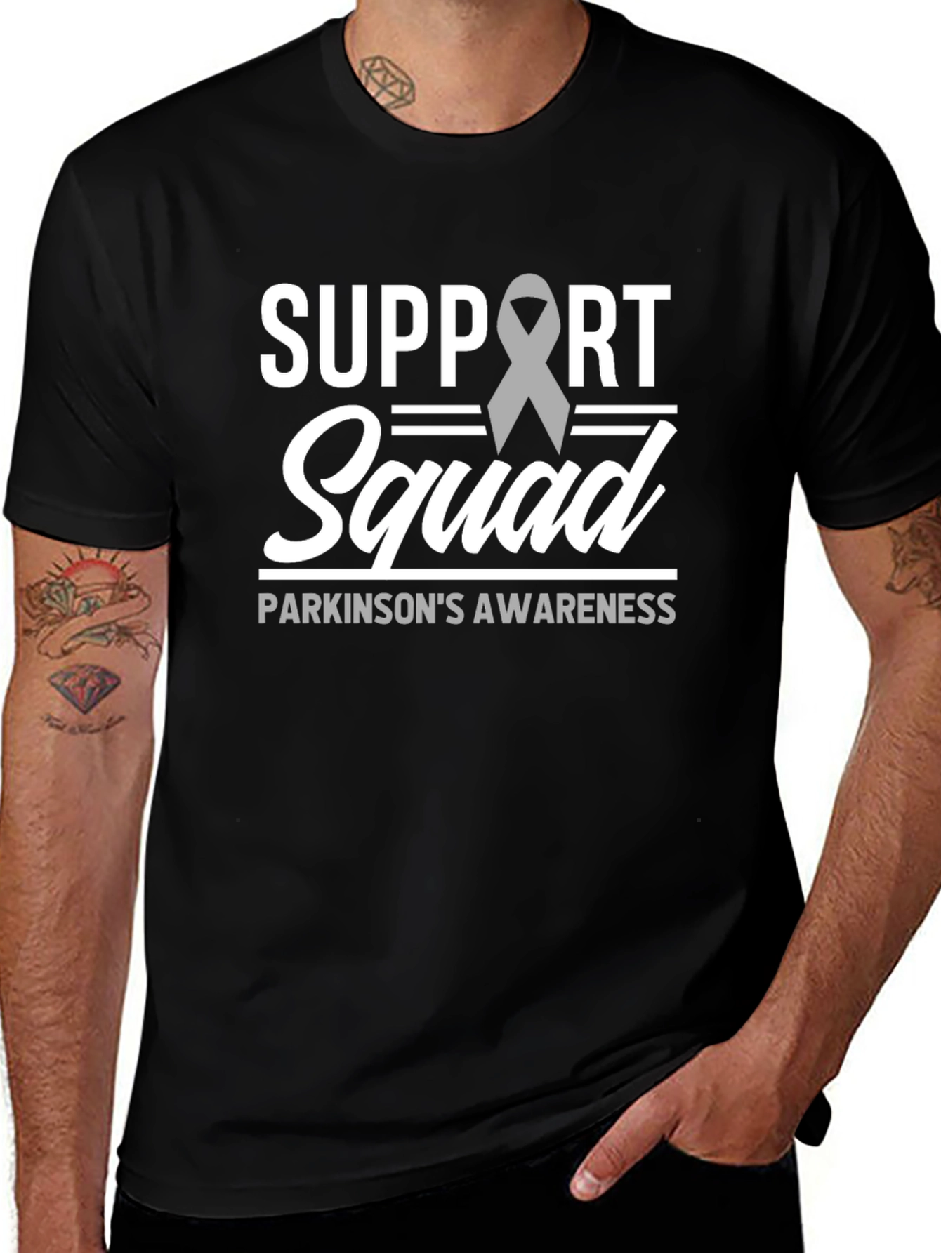 Parkinsons Awareness Support Squad T-Shirt