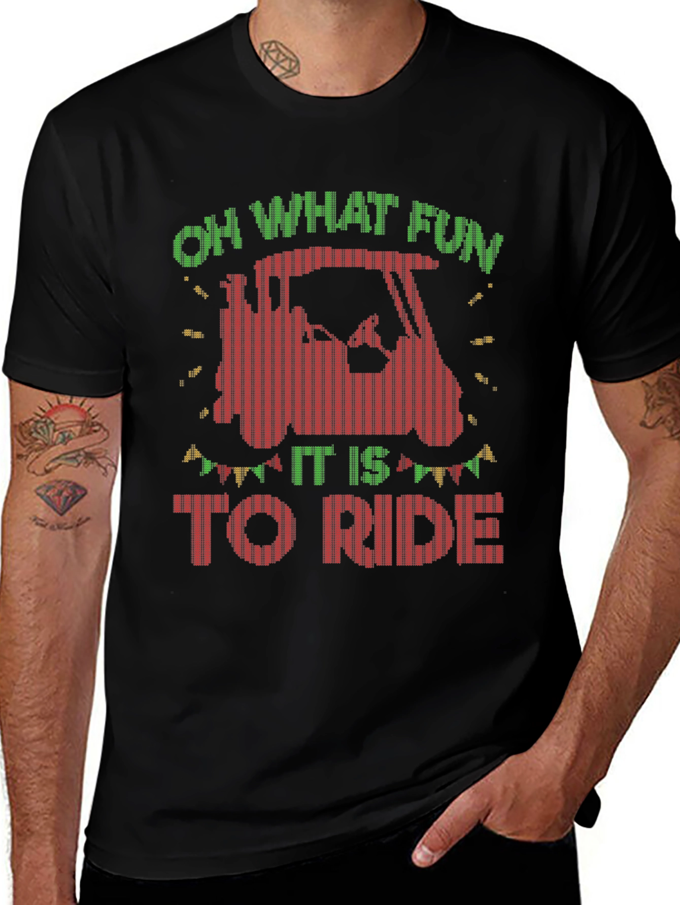 Oh What Fun Golf Cart Ride T-Shirt