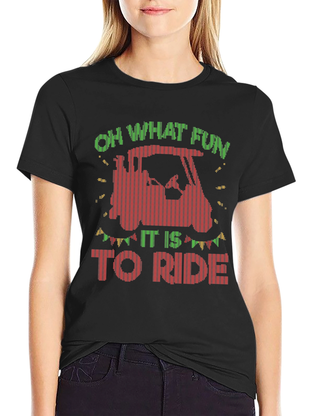 Oh What Fun Golf Cart Ride T-Shirt