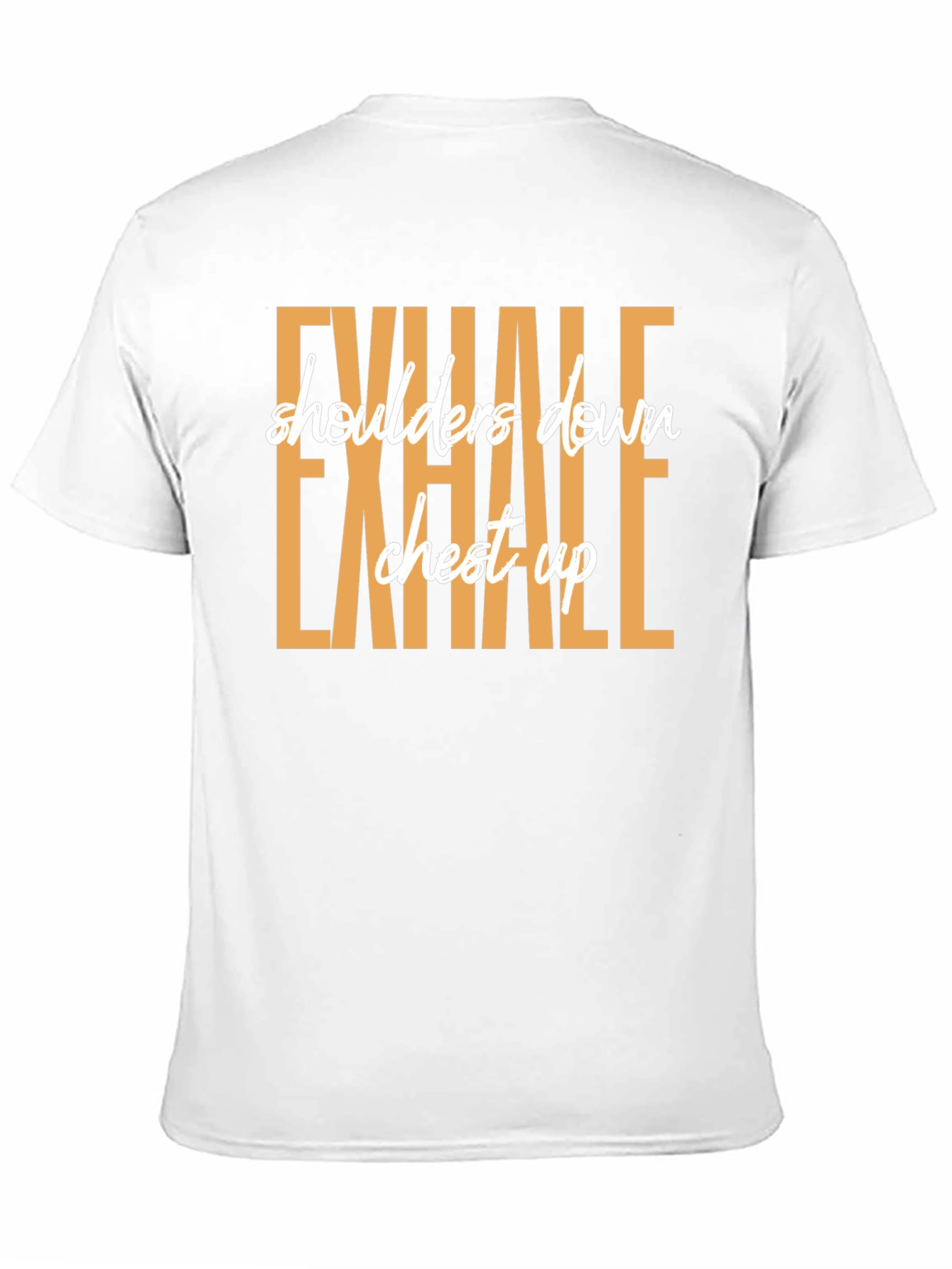 Exhale Graphic Tee: Yoga & Meditation Shirt