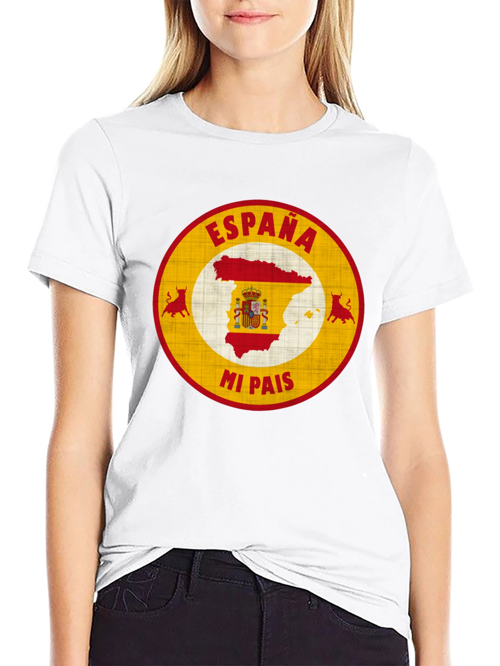 España Mi Pais T-Shirt Spain Pride Graphic Tee