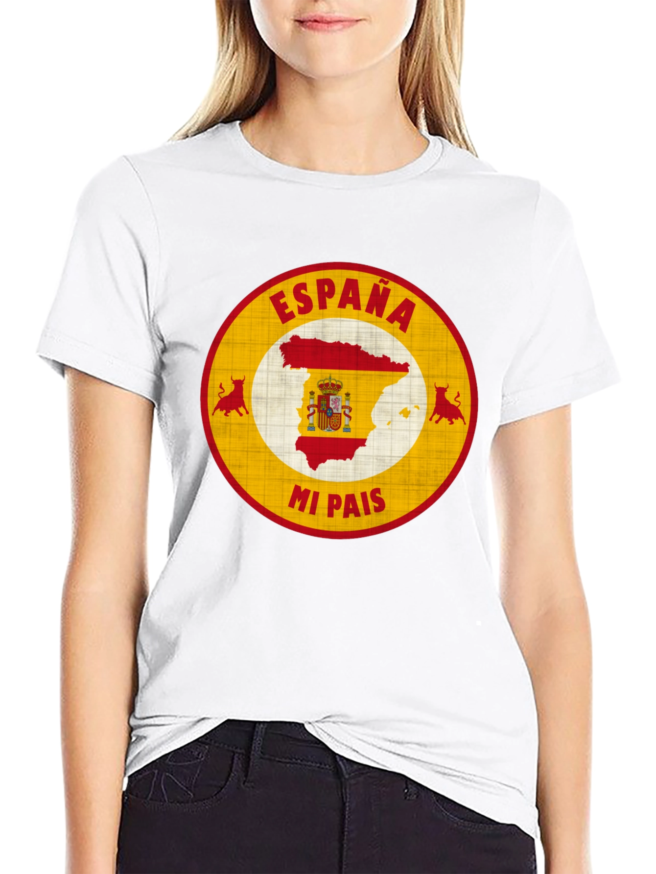 España Mi Pais T-Shirt Spain Pride Graphic Tee