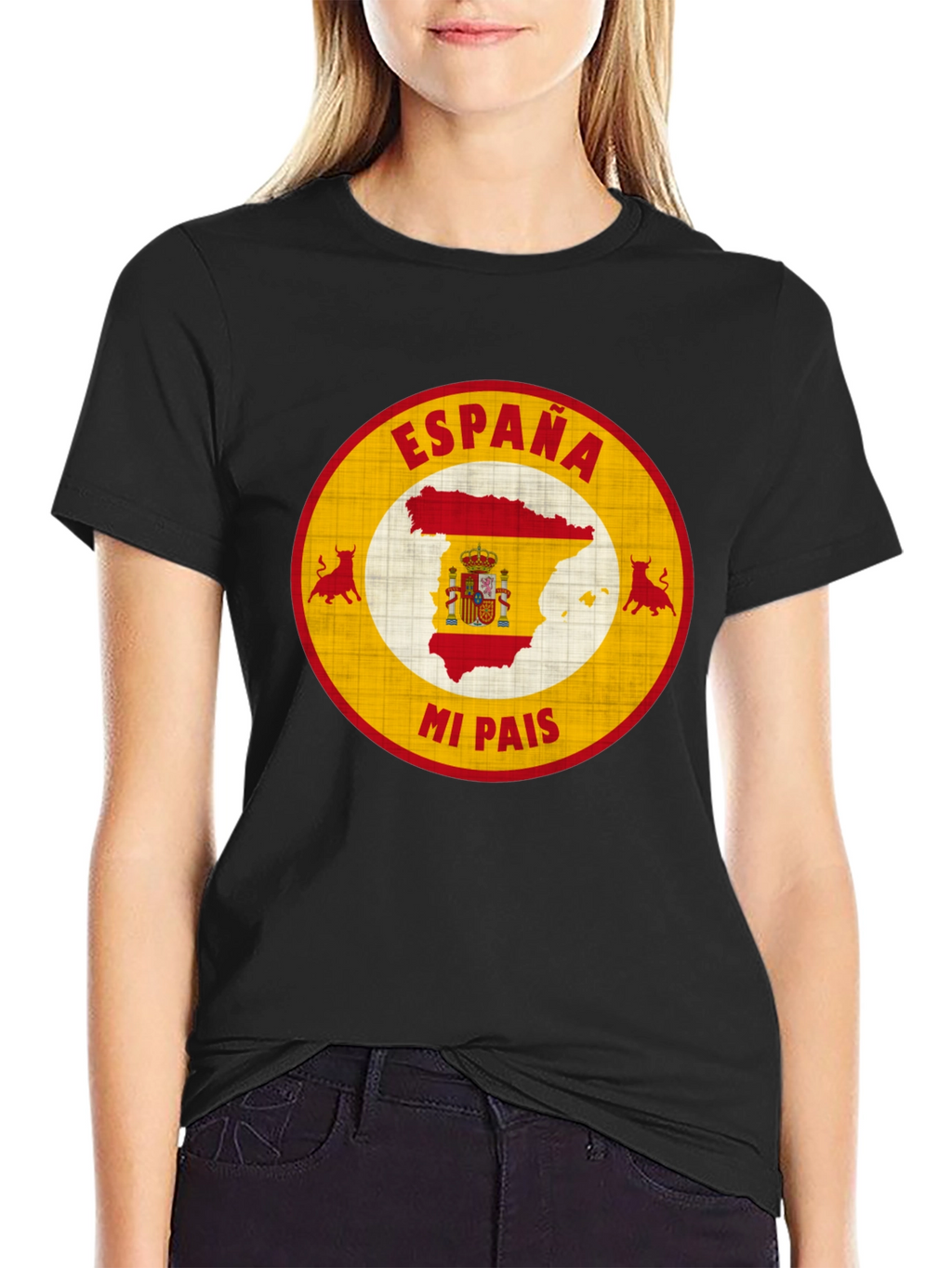 España Mi Pais T-Shirt Spain Pride Graphic Tee