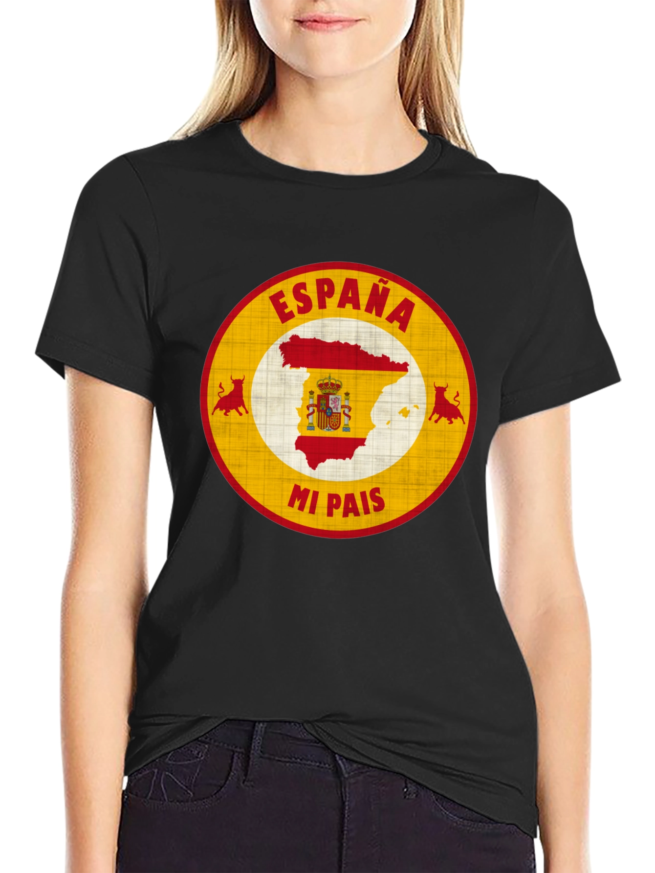 España Mi Pais T-Shirt Spain Pride Graphic Tee