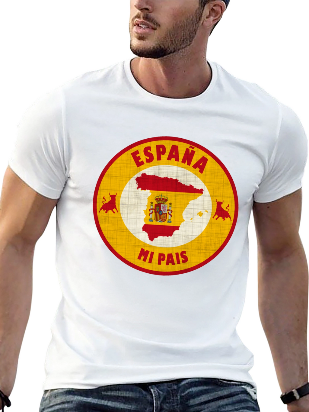 España Mi Pais T-Shirt Spain Pride Graphic Tee