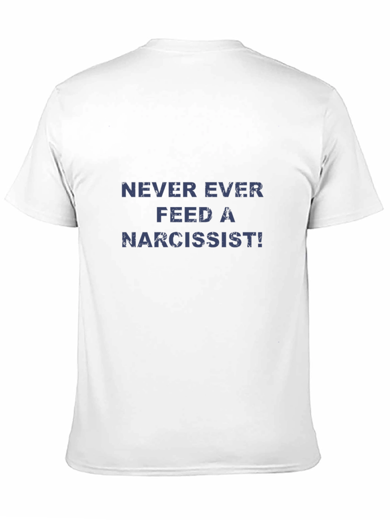 Never Feed A Narcissist Black Graphic Tee