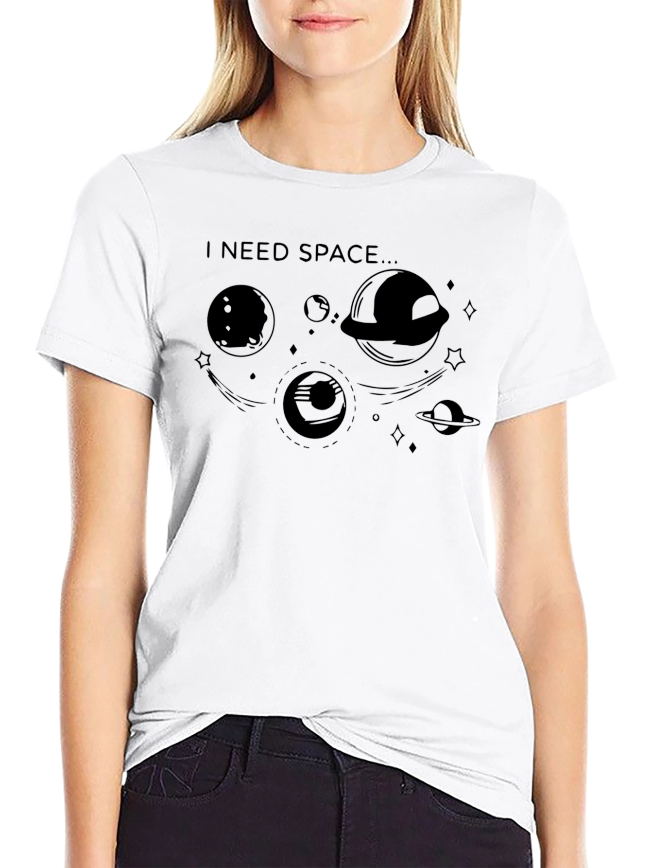 I Need Space T-Shirt - Galaxy Design