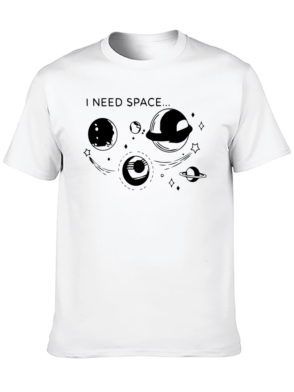 I Need Space T-Shirt - Galaxy Design