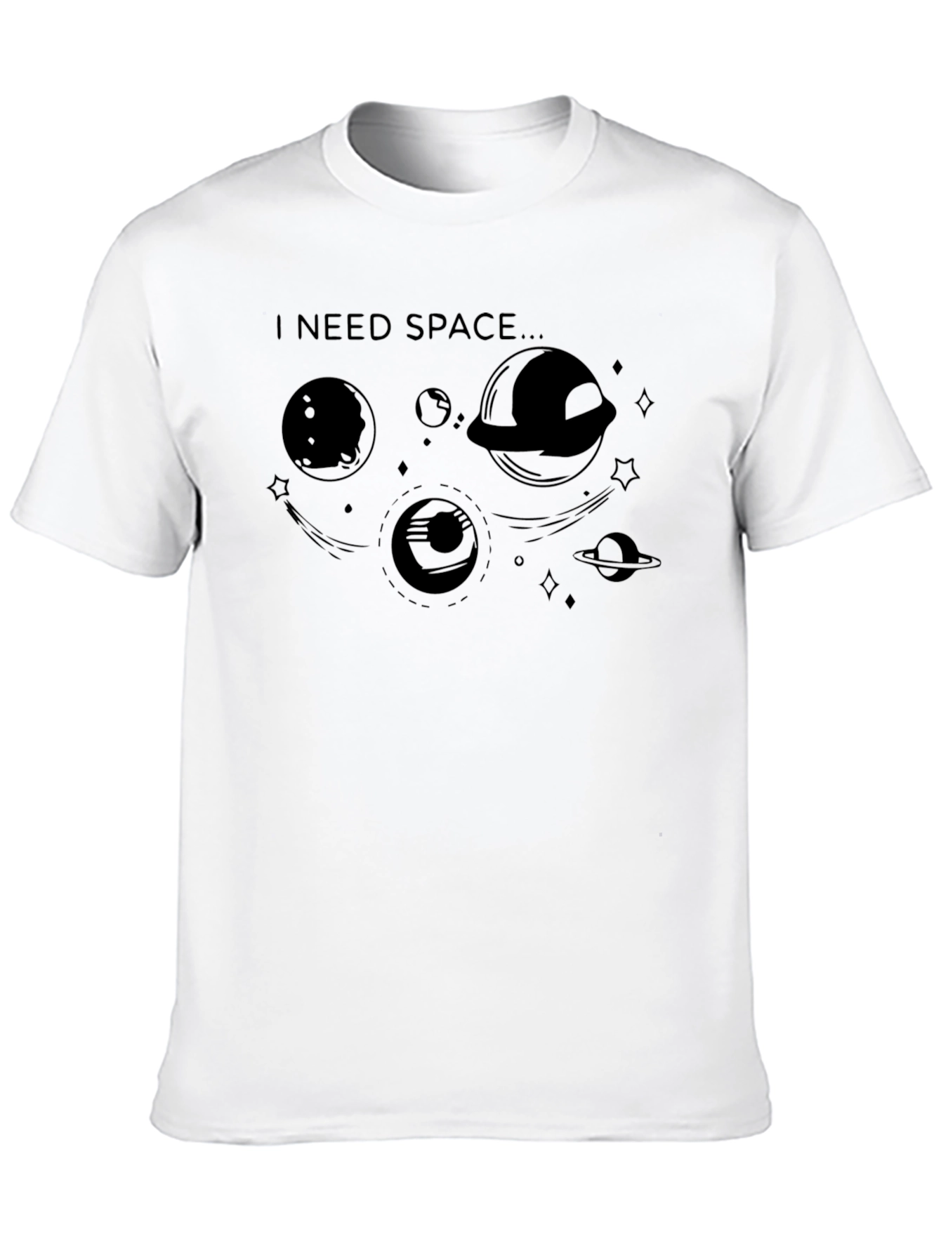 I Need Space T-Shirt - Galaxy Design