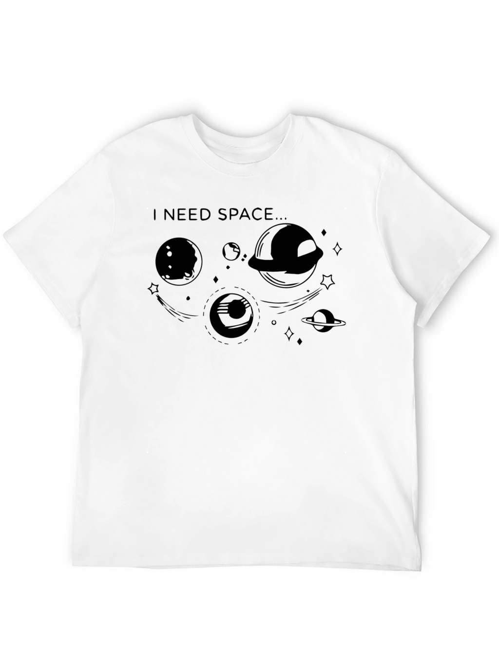 I Need Space T-Shirt - Galaxy Design