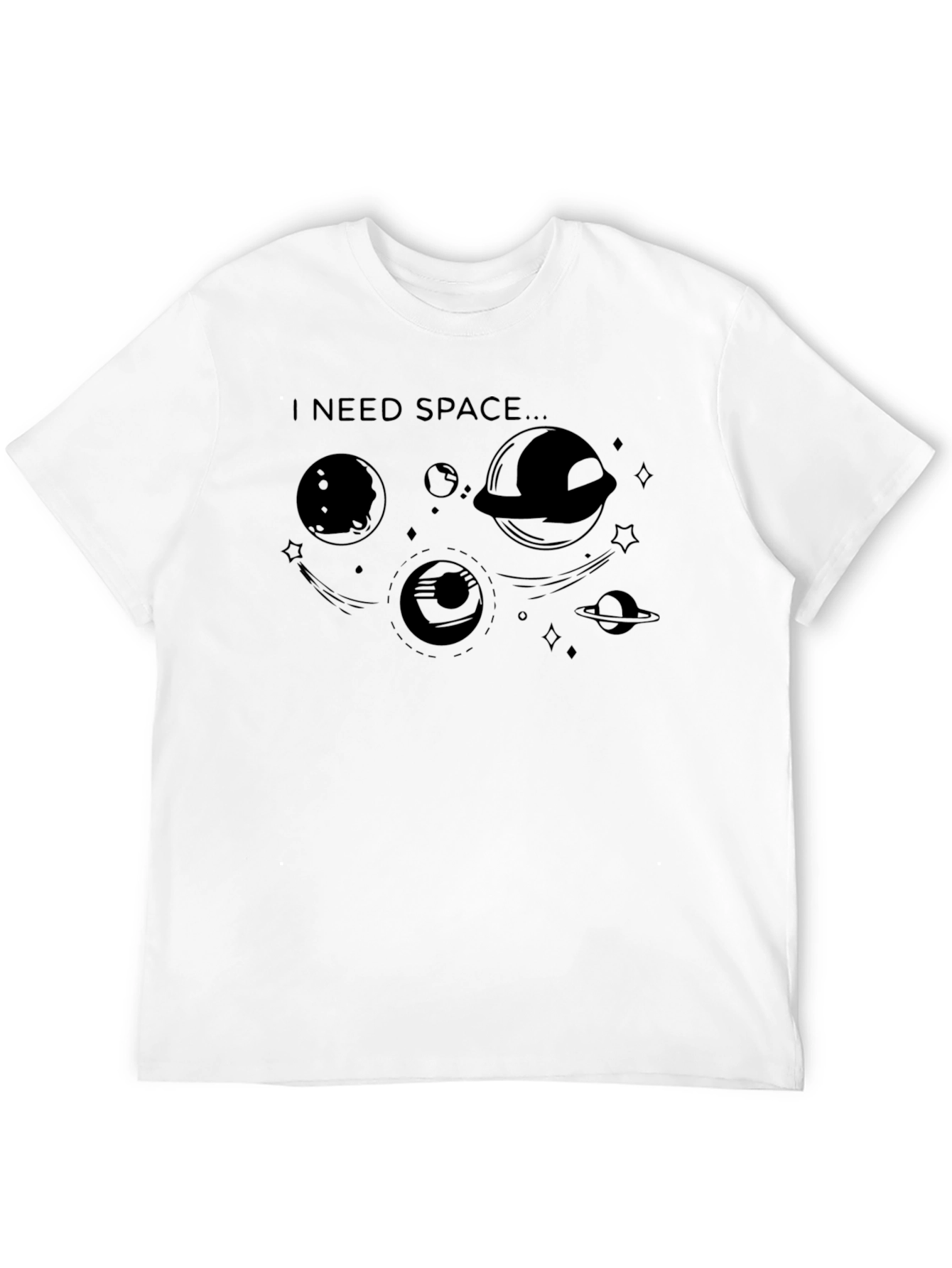 I Need Space T-Shirt - Galaxy Design