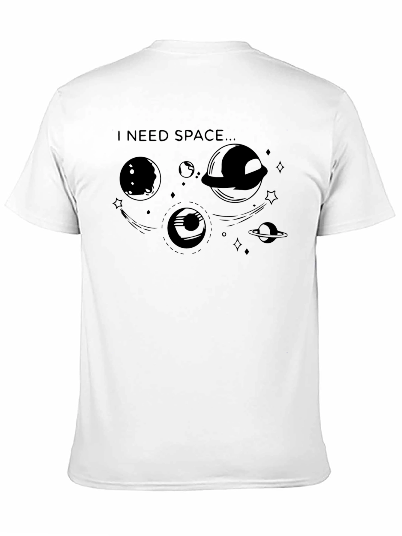 I Need Space T-Shirt - Galaxy Design
