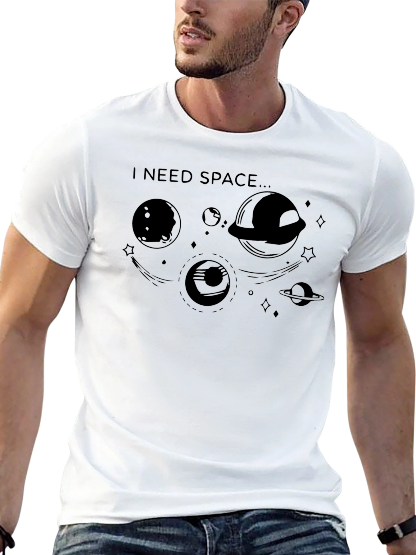 I Need Space T-Shirt - Galaxy Design
