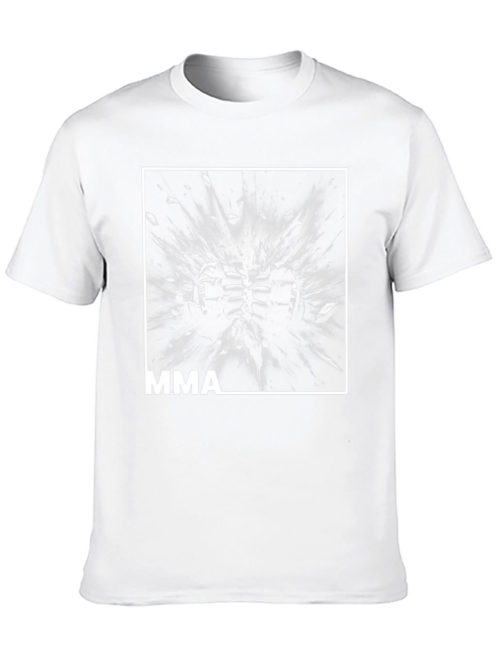 MMA Fighting Graphic Tee - Black