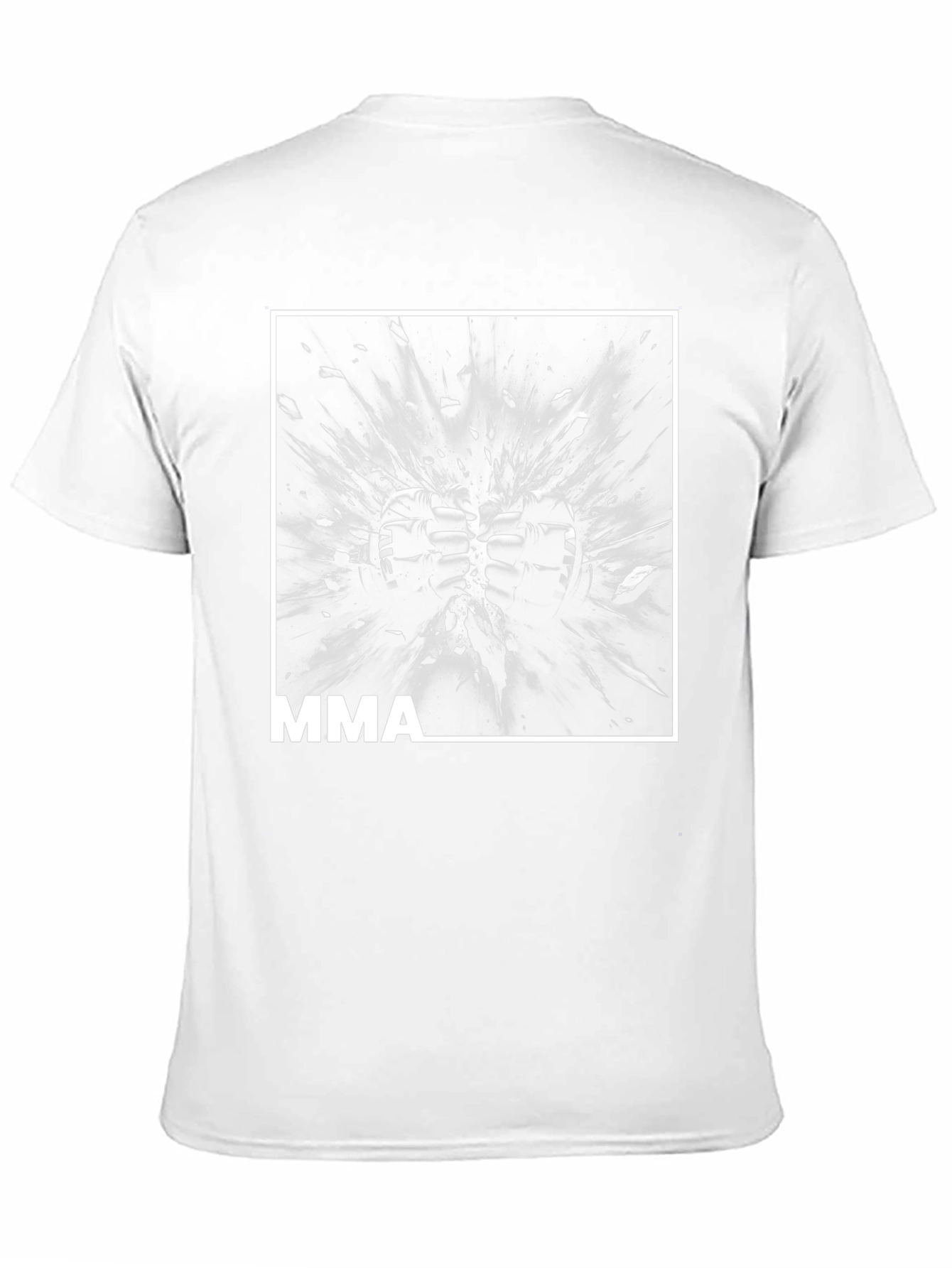 MMA Fighting Graphic Tee - Black