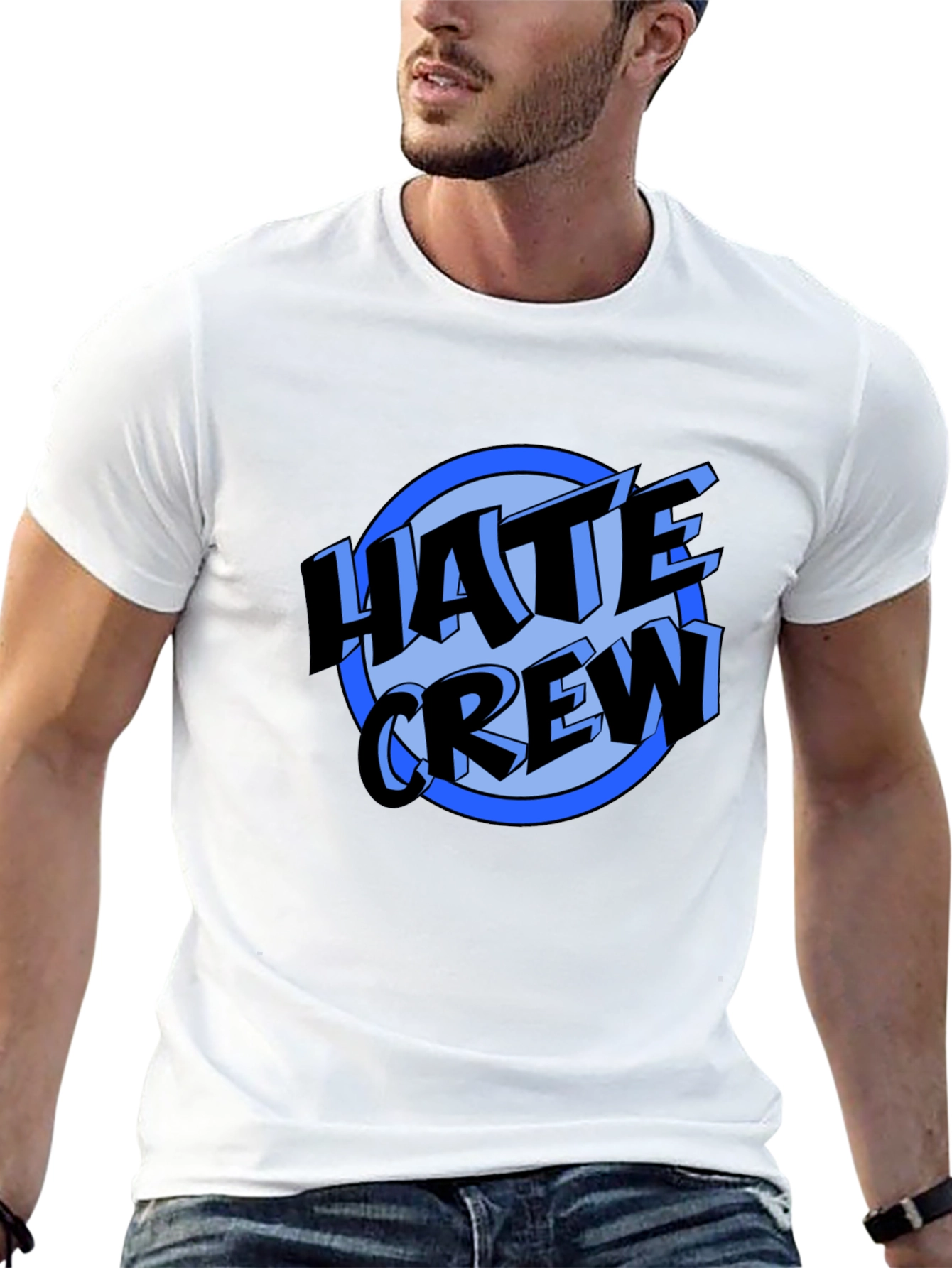 Hate Crew Graphic Black T-Shirt