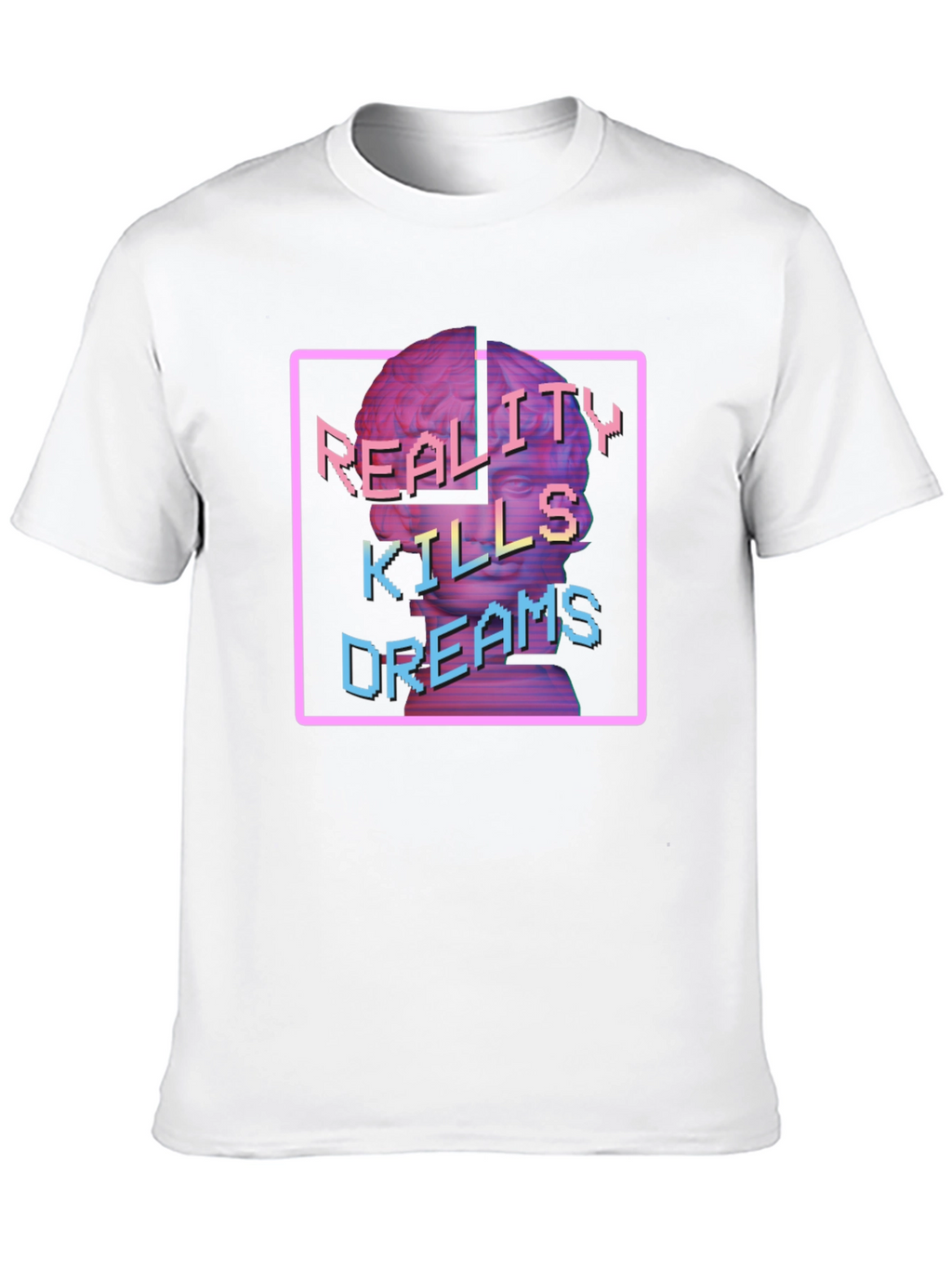 Reality Kills Dreams Graphic T-Shirt - Black