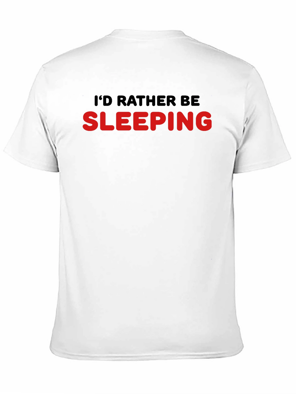Id Rather Be Sleeping T-Shirt - Black