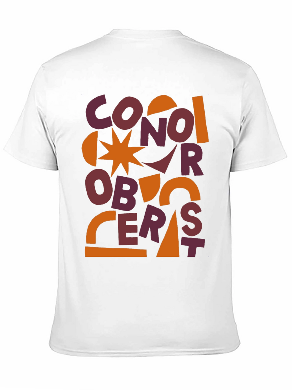 Abstract Graphic Print Mens T-Shirt