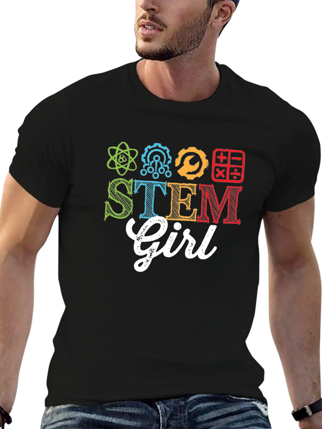 STEM Girl T-Shirt - Science Tech Engineering Math Tee