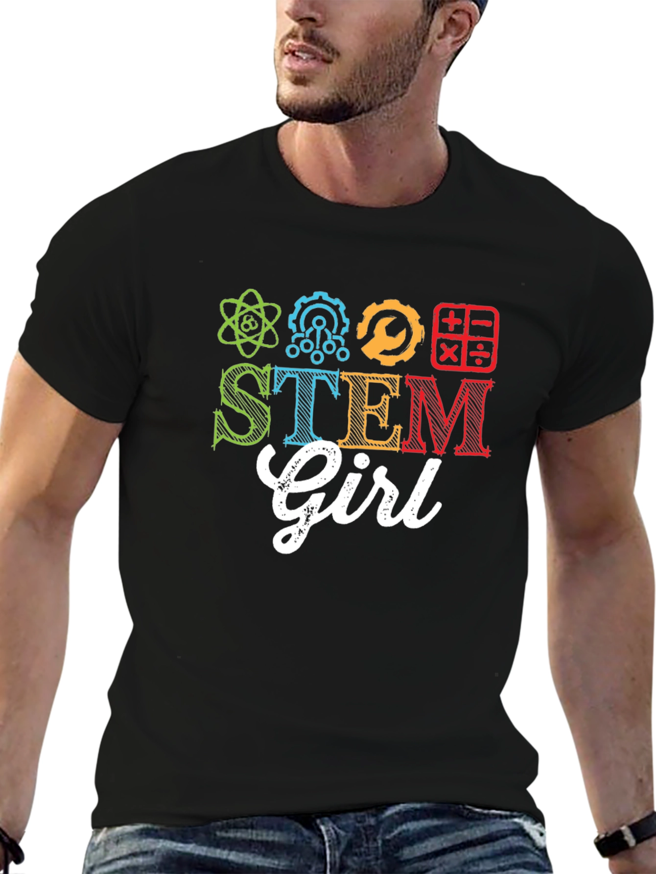 STEM Girl T-Shirt - Science Tech Engineering Math Tee