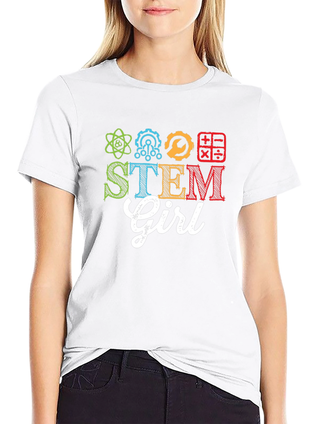 STEM Girl T-Shirt - Science Tech Engineering Math Tee