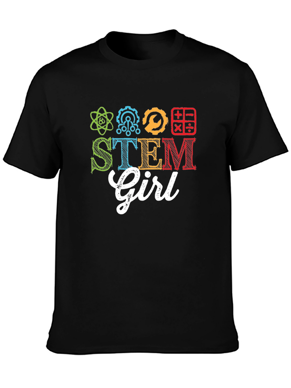 STEM Girl T-Shirt - Science Tech Engineering Math Tee