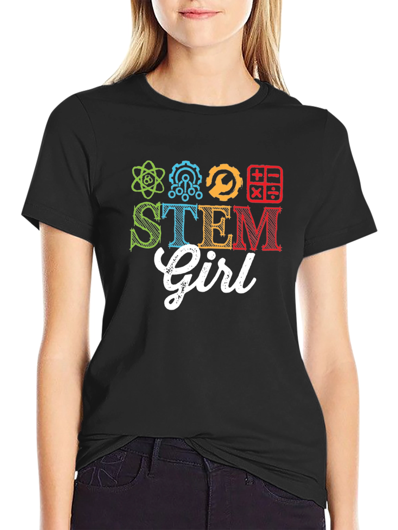 STEM Girl T-Shirt - Science Tech Engineering Math Tee