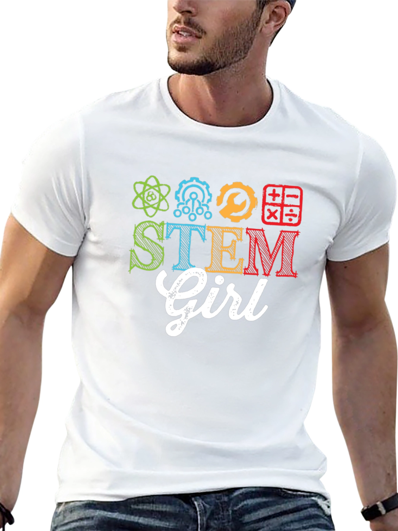 STEM Girl T-Shirt - Science Tech Engineering Math Tee