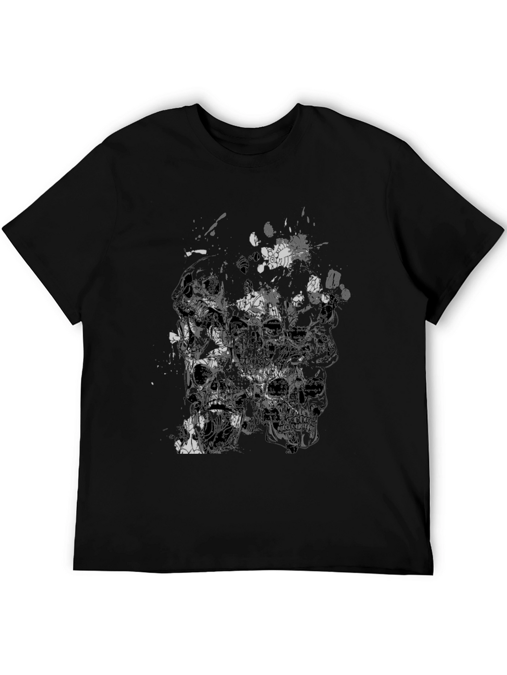 Skull Graphic Print Mens T-Shirt