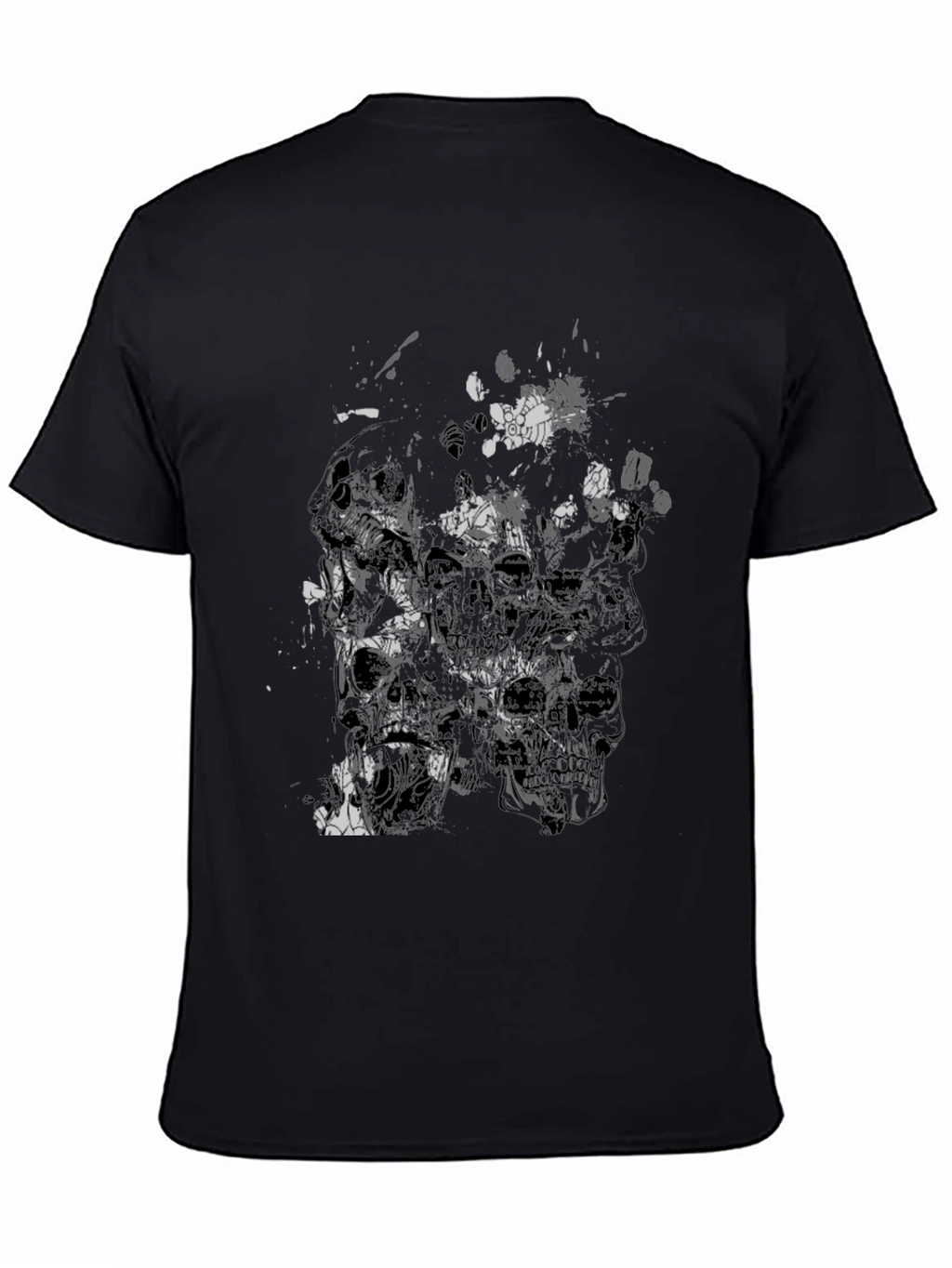 Skull Graphic Print Mens T-Shirt