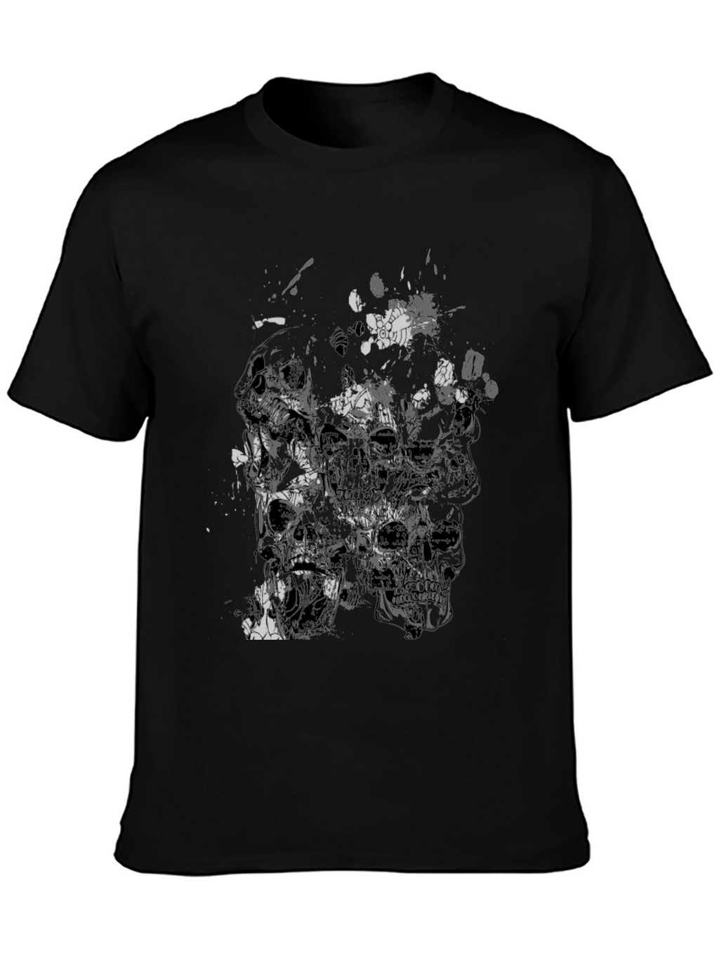 Skull Graphic Print Mens T-Shirt