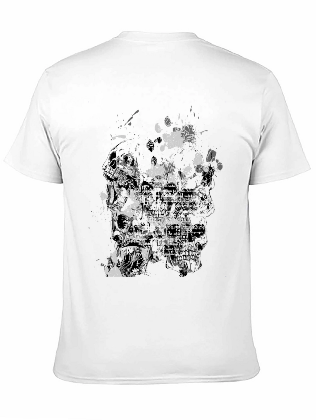 Skull Graphic Print Mens T-Shirt