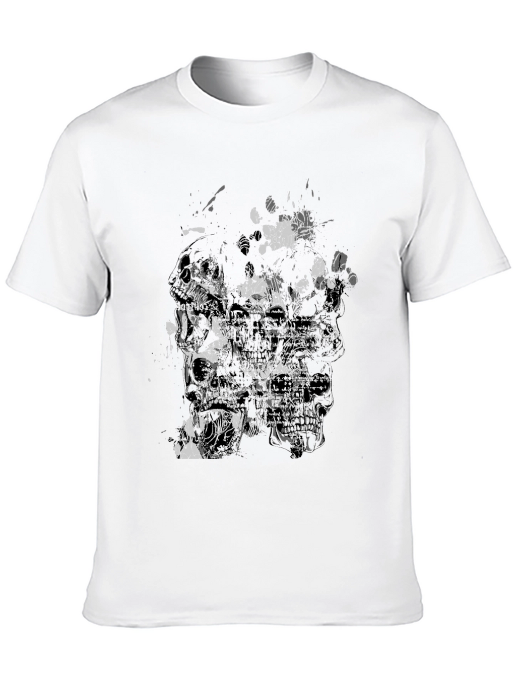 Skull Graphic Print Mens T-Shirt