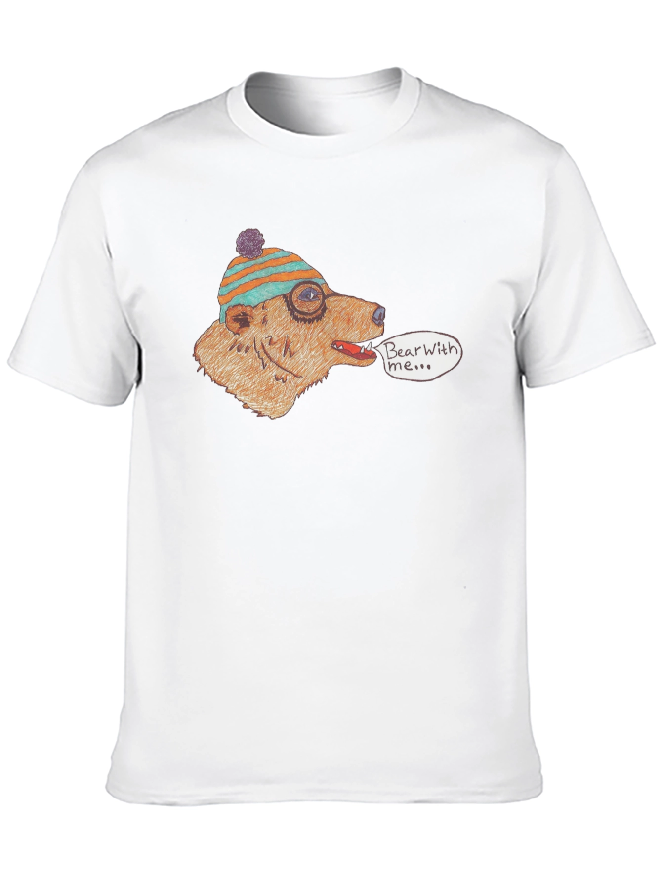 Bear With Me T-Shirt - Quirky Graphic Tee