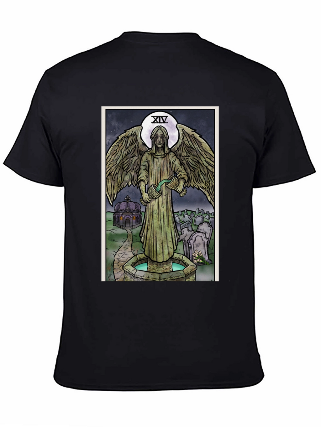 Angel Tarot Card T-Shirt - Unisex Graphic Tee
