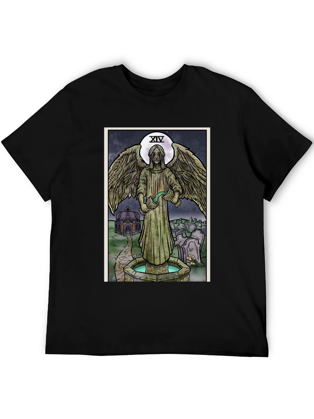 Angel Tarot Card T-Shirt - Unisex Graphic Tee