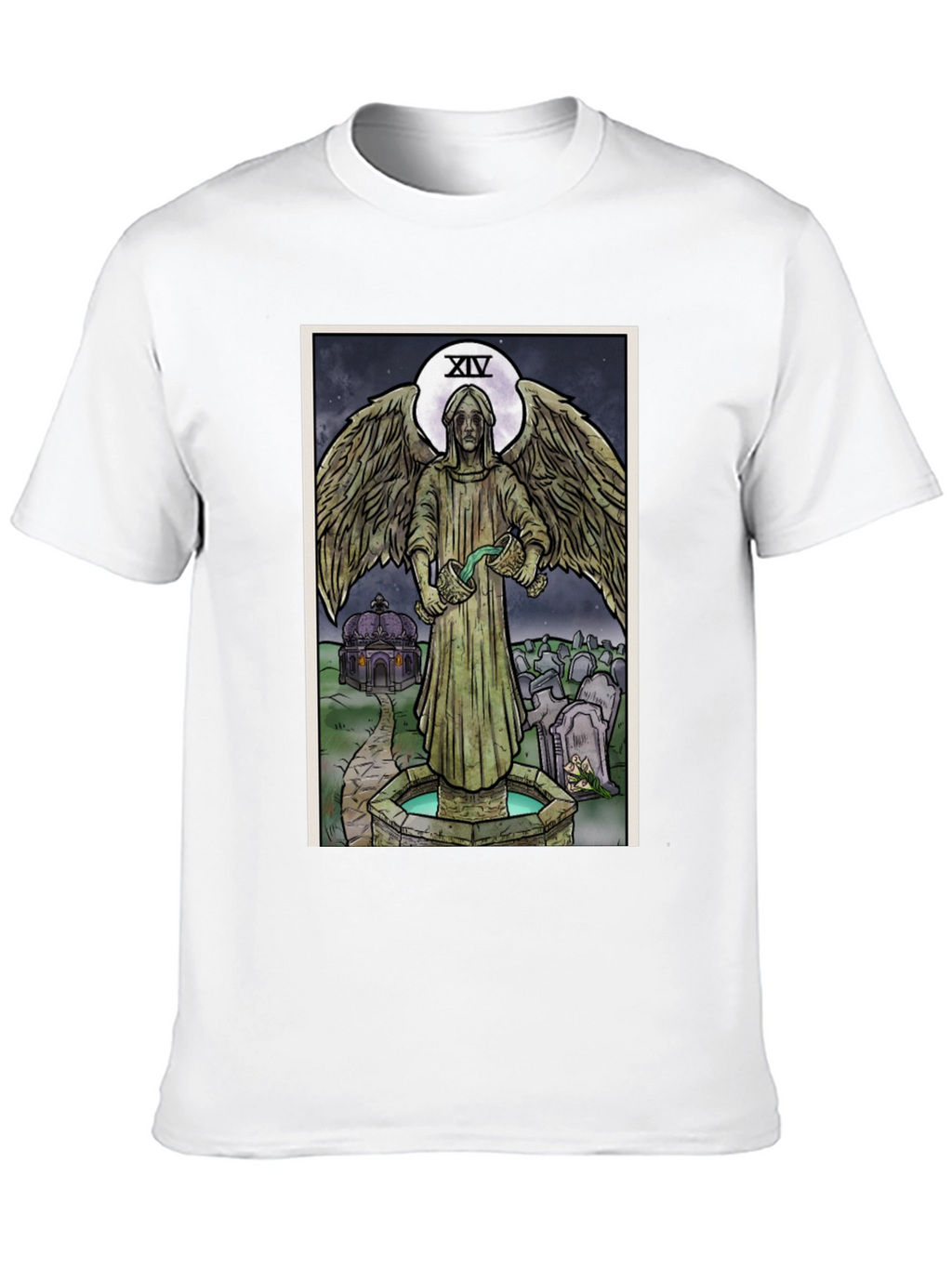 Angel Tarot Card T-Shirt - Unisex Graphic Tee